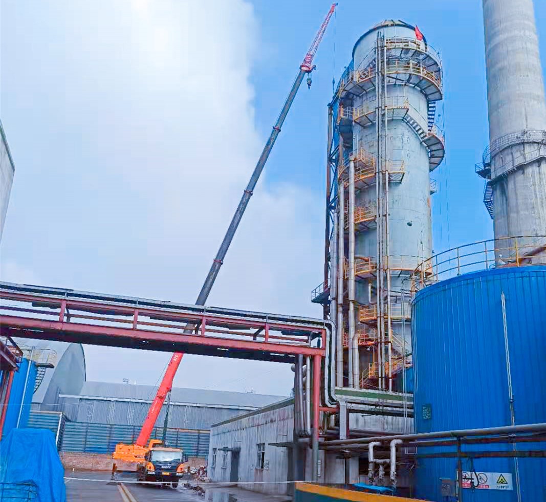 爭分奪秒｜20天工期完成山西鵬飛熱源廠鍋爐煙氣脫硫應急改造